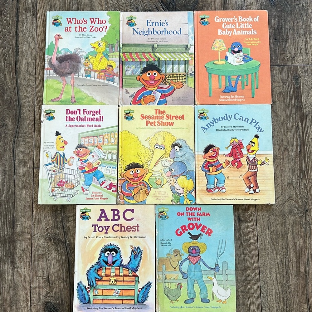 Vintage Sesame Street Children’s  Books
